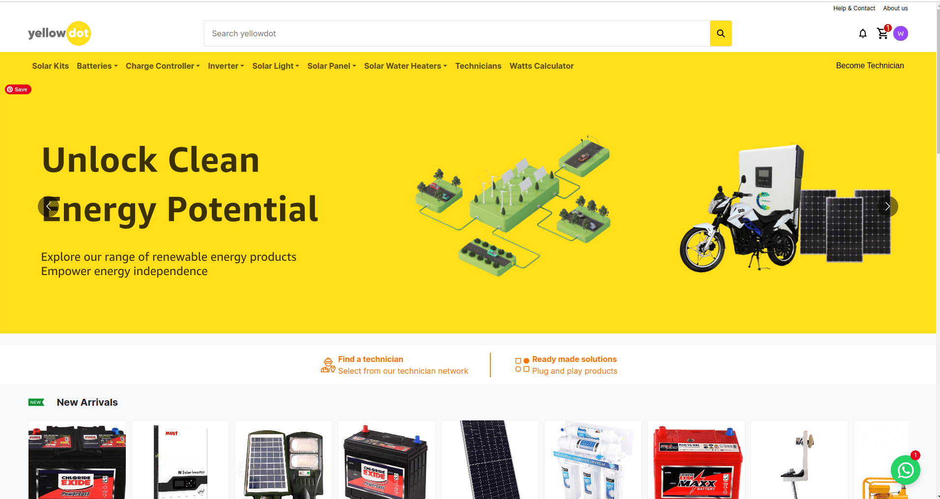 Yellow Dot Energy Platform